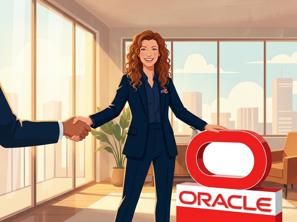 شعار Oracle لمعلمة الشراكة