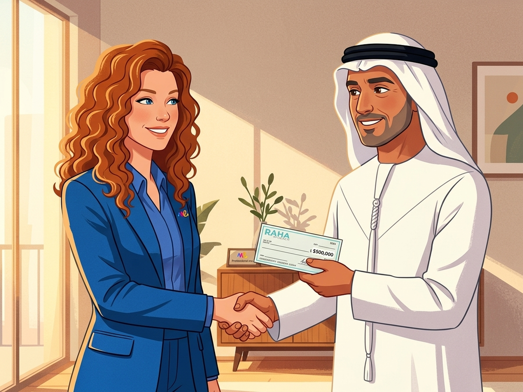 شعار Raha Beach Ventures لإبراز معلم جولة التمويل الأولية في يونيو 2022