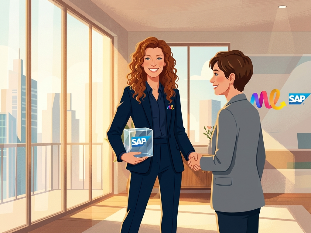 شعار SAP لمعلمة الشراكة